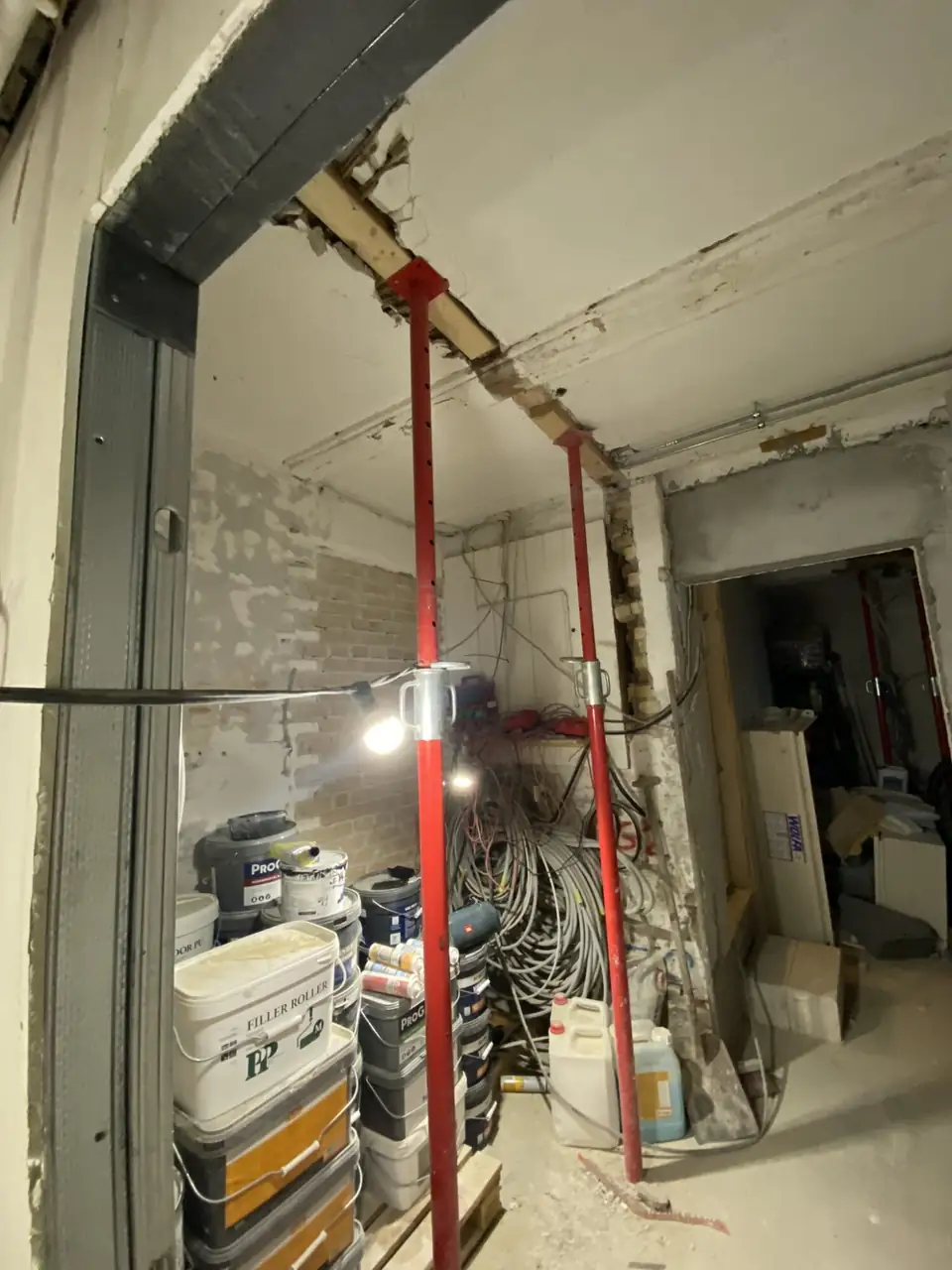 Nedrivning af bærende væg