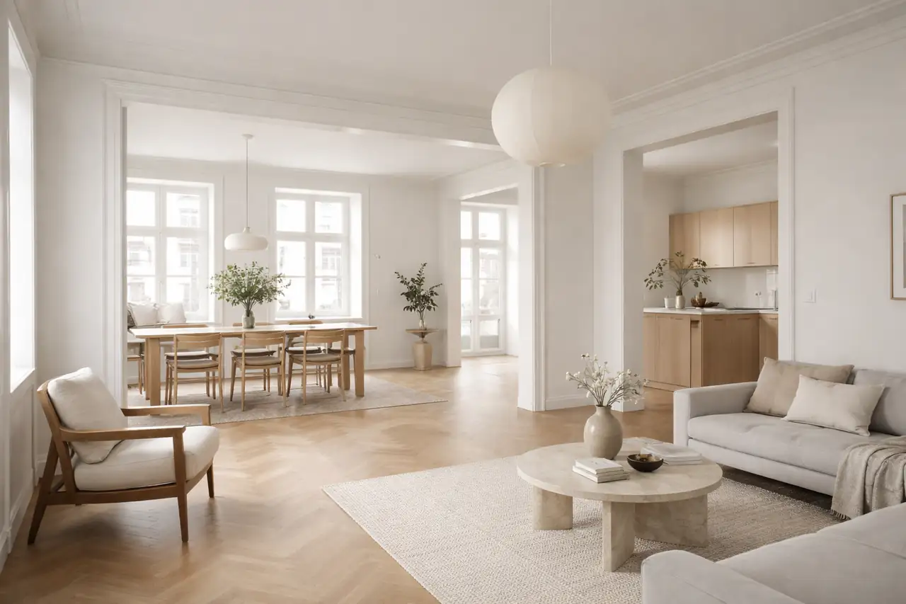 Lovliggørelse af fjernet væg på Øster Farimagsgade