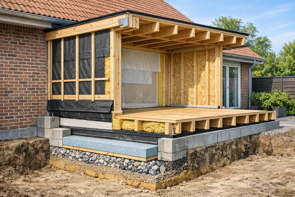 Arkitekttegnet tilbygning i Solrød Strand – billede 4