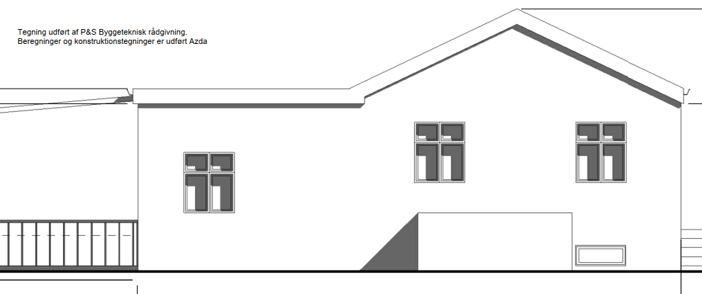 Tilbygning med adgang til kælder